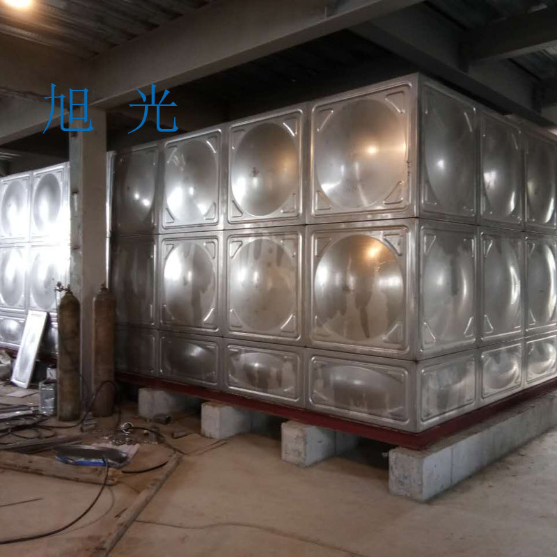 组合式水箱厂家 不锈钢水箱 保温水箱 现场安装 镀锌板地埋式水箱示例图4