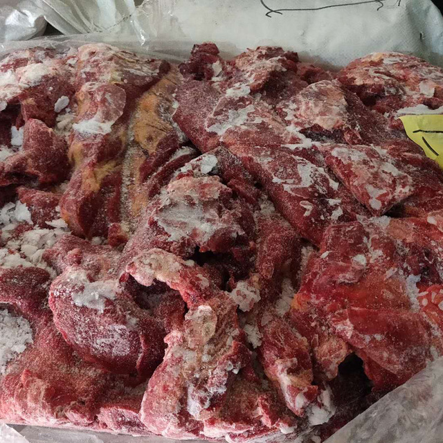 蒙古进口鲜马肉 活马屠宰脖头肉产地直销 天然食品新鲜马肉