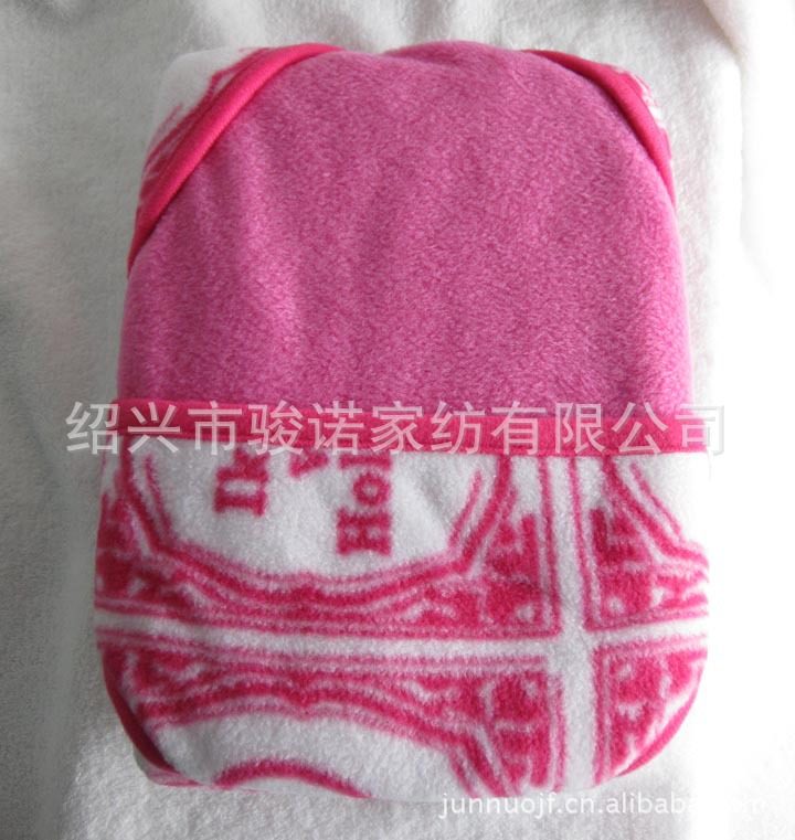 骏诺家纺厂家供应订做婴儿用品印花摇粒绒包裹毯示例图8