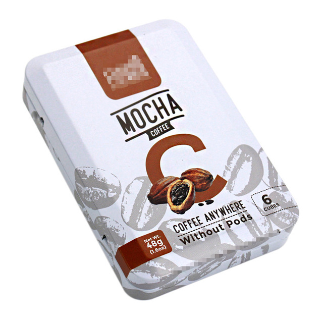 迷你咖啡铁盒包装定制 长方形翻盖咖啡马口铁盒子 麦氏罐业 金属铁罐制作 马口铁食品罐生产厂家