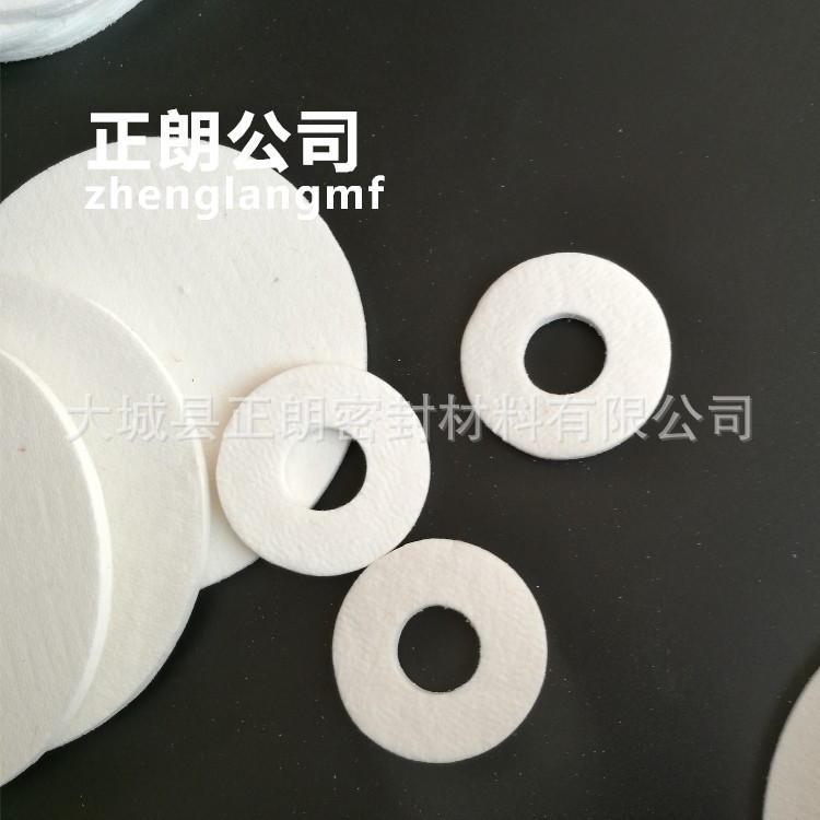 厂家供应100*120*5mm陶瓷纤维纸垫片100*155*5mm高温隔热垫片示例图3