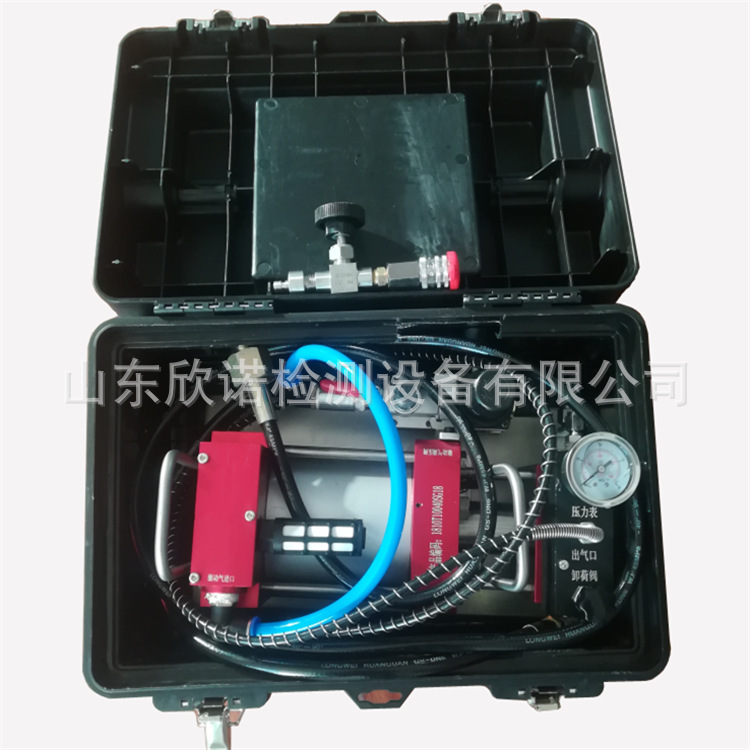 现货供应便携式氮气充气增压泵 氮气加压试压泵 氮气弹簧充气装置示例图6