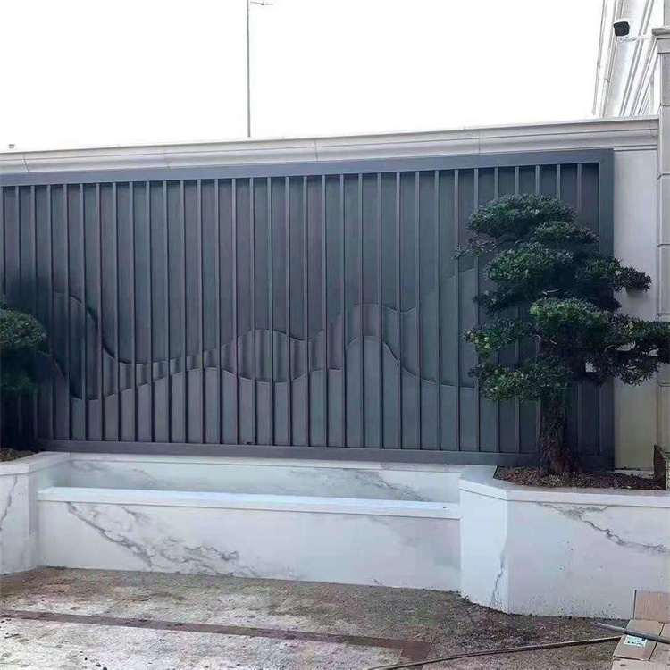 国威特 山东市中区 铝艺庭院门 电动铝艺门 供应定制