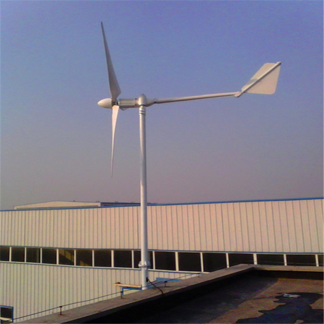 20KW太阳能光伏板发电系统 小型家用风力发电机材料与科技的结晶