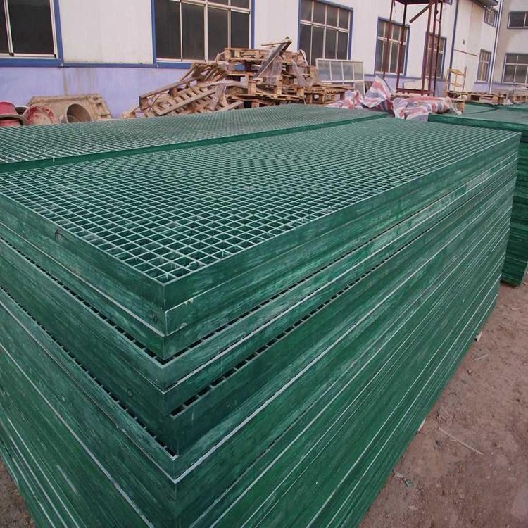 玻璃钢网格板  格栅踏步板 洛阳市醚化车间盖板排水板示例图3
