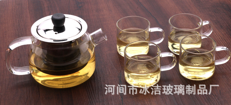 耐高温玻璃茶壶北欧风格短嘴茶壶 功夫茶具小壶可加热煮水茶壶示例图9