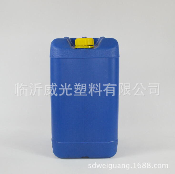 30公斤蓝色化工包装桶  HDPE方形化工包装桶示例图3