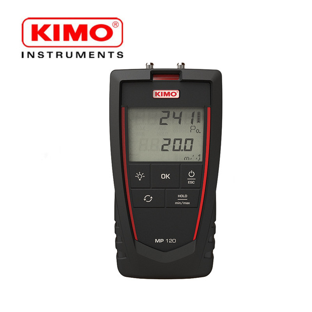 法国KIMO凯茂MP120L便携式差压风速仪 MP120L含皮托管 高致精密差压风速仪图片