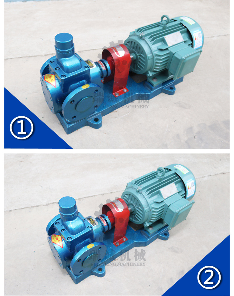 厂家供应 YCB系列圆弧齿轮泵 低噪音YCB0.6/0.6小流量齿轮泵 批发示例图6