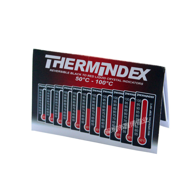 现货 英国THERMAX10格可逆测温纸55-100度 英国TMC可逆温度测试纸示例图1