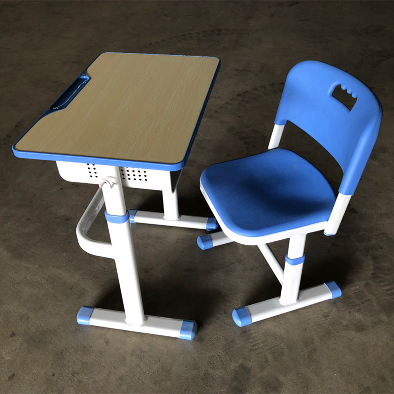 学生课桌椅培训班豪华升降注塑封边中控吹塑培训学校课桌椅