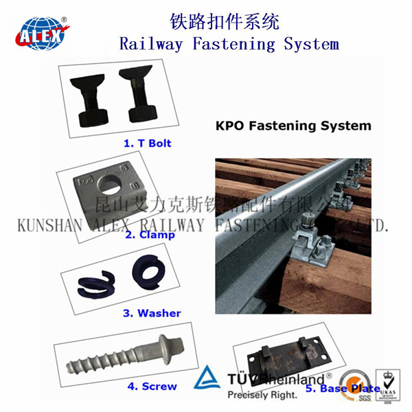 KPO扣板扣件系统|扣板式扣件系统示例图1
