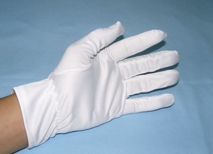 厂家直销   超细纤维擦拭系列防护手套示例图3