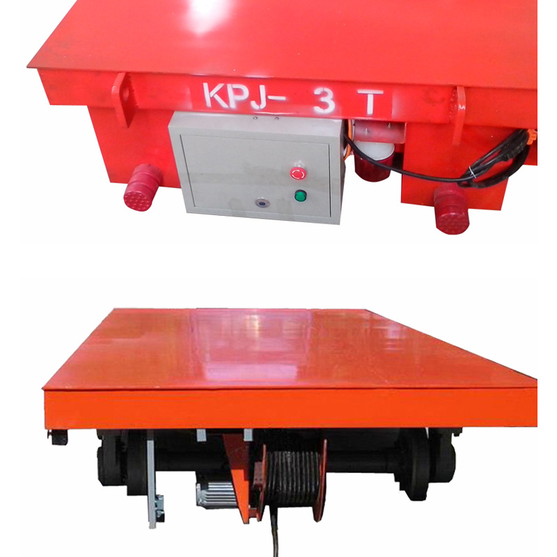 KPJ系列40t吨 运输电动平板车 电缆卷筒供电地平车 防爆电缆车示例图7