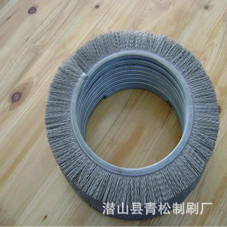 厂家供应弹簧刷 缠绕式毛刷 外绕式圆毛刷 杜邦磨料丝弹簧刷