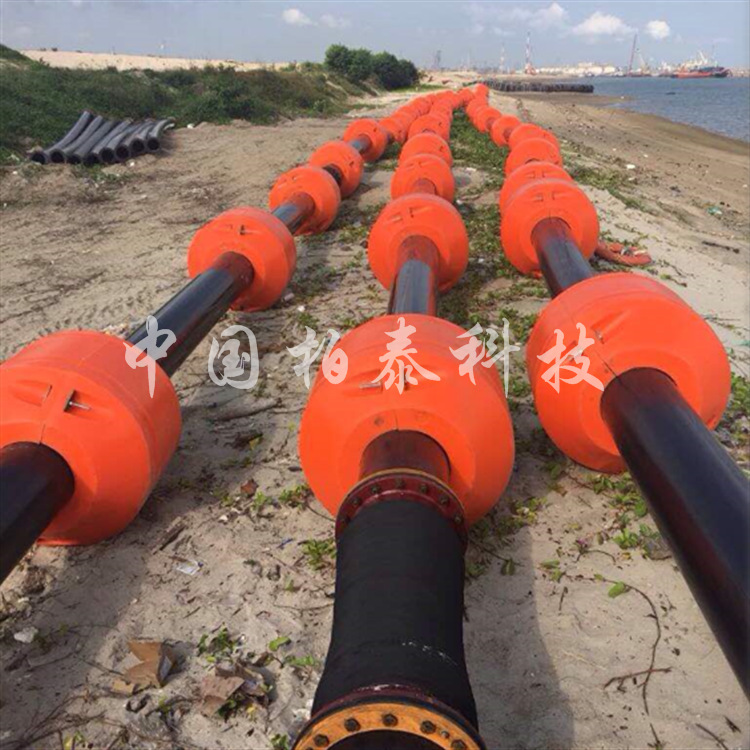 马来西亚疏浚浮体 LLDPE浮筒 聚乙烯管道浮子配套批发示例图3