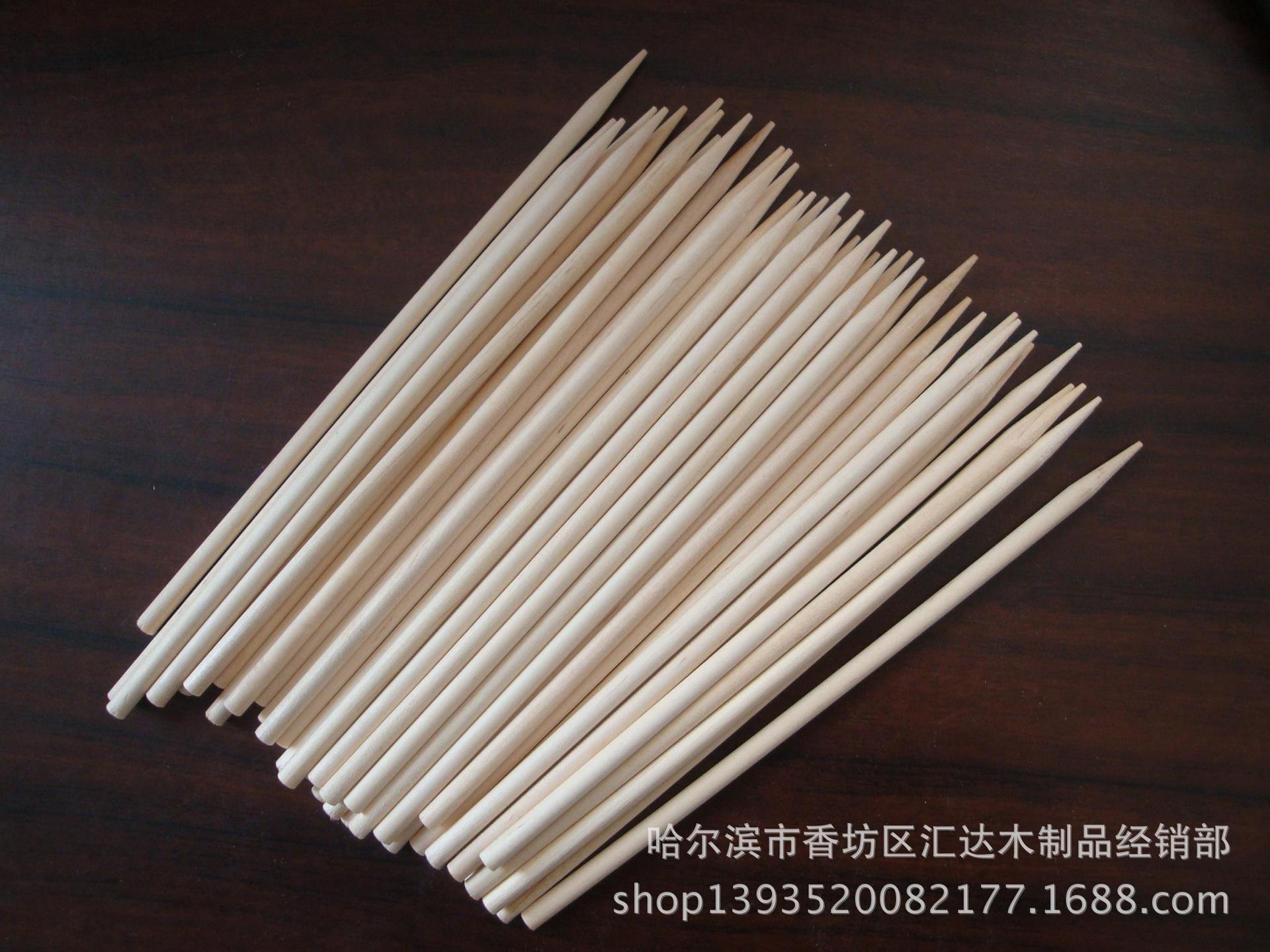 厂家供应糖棒 圆木糖棒 环保磨尖糖棒 一次性木质糖棒示例图7