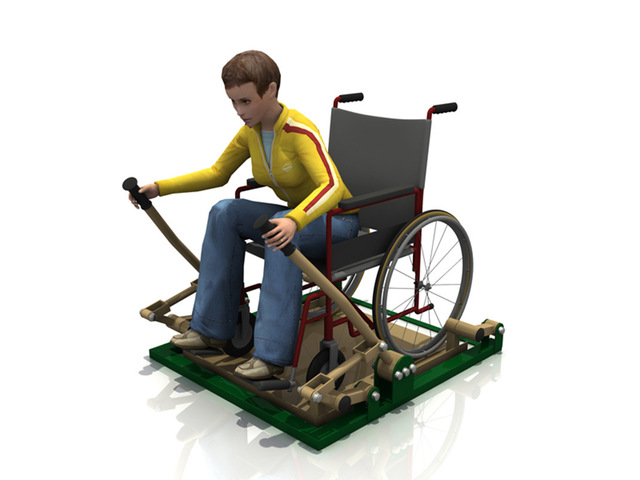 通奥专业研发各种运动健身器材室内外残疾人健身路径划船器