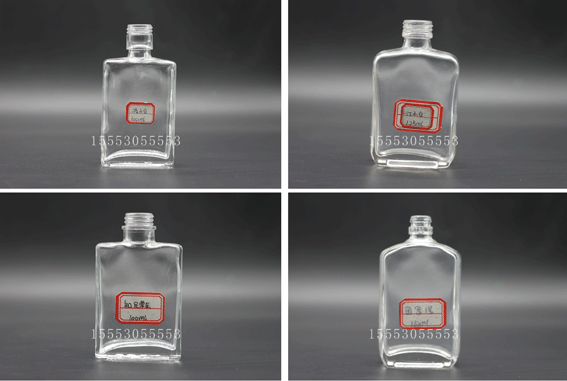 100ml酒瓶 晶白料 125ml玻璃瓶 优质小酒瓶 蒙砂酒瓶 2两小酒瓶示例图4