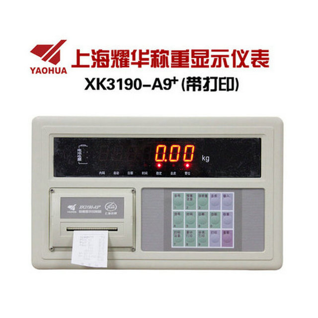 上海耀华XK3190-A9称重显示控制器 地磅表头 打印称重仪表
