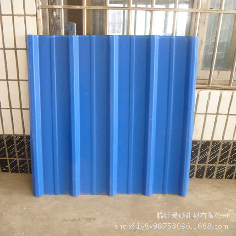 厂家直销 滨州防腐瓦 塑钢瓦 APVC复合树脂瓦 PVC防腐阻燃屋面瓦示例图10