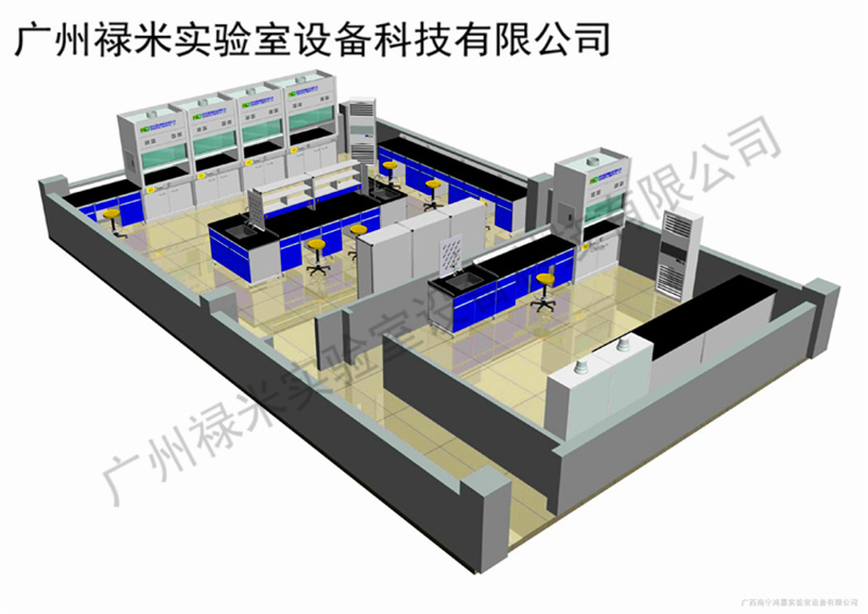 禄米 广东实验室家具系统设计 试验台制作 实验台厂家 禄米实验室免费设计LUMI-SYS909W