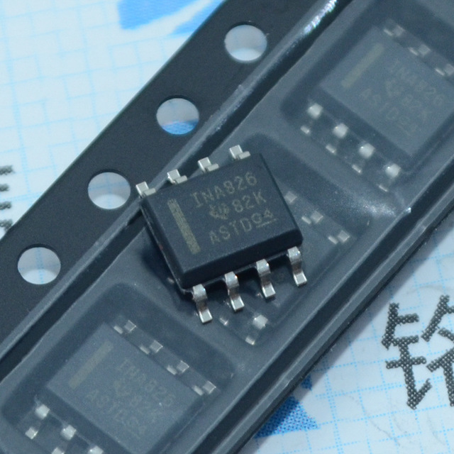 INA826AIDR仪表放大器SOP8出售原装深圳现货支持BOM表配单