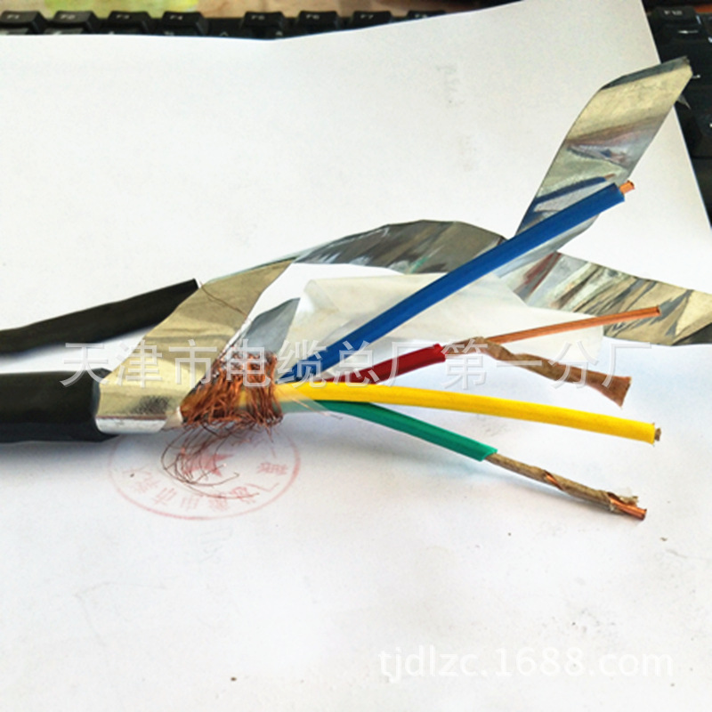 NH KVVP2-22 4*2.5耐火控制电缆 铜箔屏蔽 钢带铠装铜芯电缆地埋示例图9