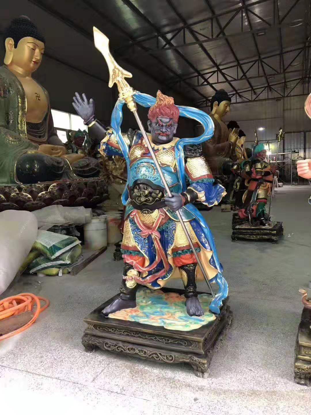神像 优质神像厂家批发精品四海龙王神像 玻璃钢仙家神像 站像四面女娲娘娘神像