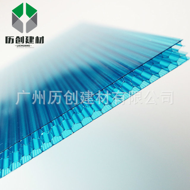 广州花都厂家 pc蜂窝阳光板8mm 中空阳光板 采光性能强 厂家热销示例图11