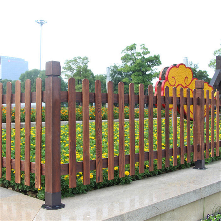 木质围栏 花园篱笆 木质庭院围栏 新疆 佳星