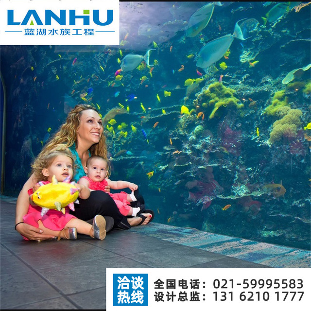 lanhu蓝湖水族承接大型海洋馆图纸设计亚克力鱼缸施工安装维生系统维护