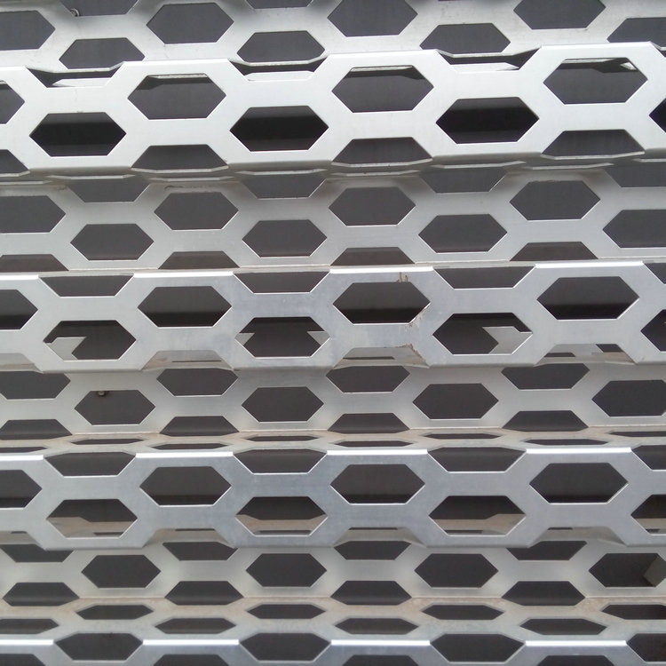 铝板冲孔板 装饰冲孔网 汽车4S店装饰网板 铝单片网板示例图9