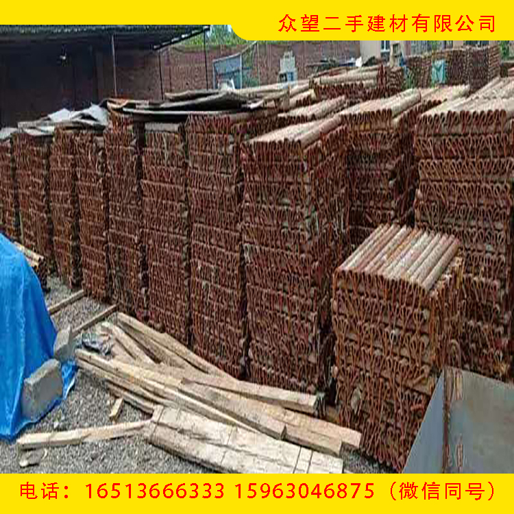 上海收购供应工程旧架子管供应旧架子管众望二手建材