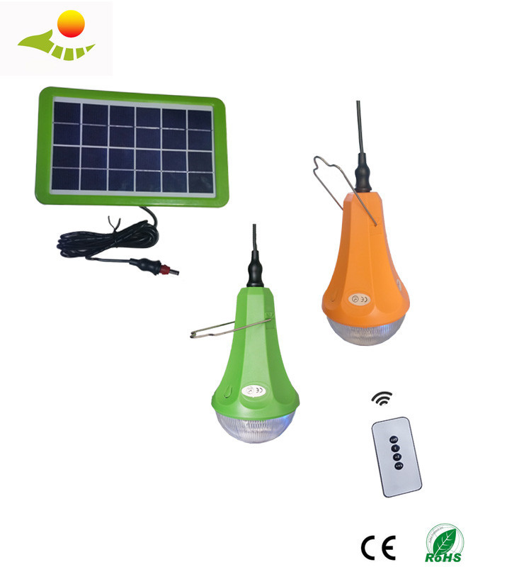 贵州供应太阳能灯泡新款锂电池充电3WLED灯户外庭院家用照明灯示例图52