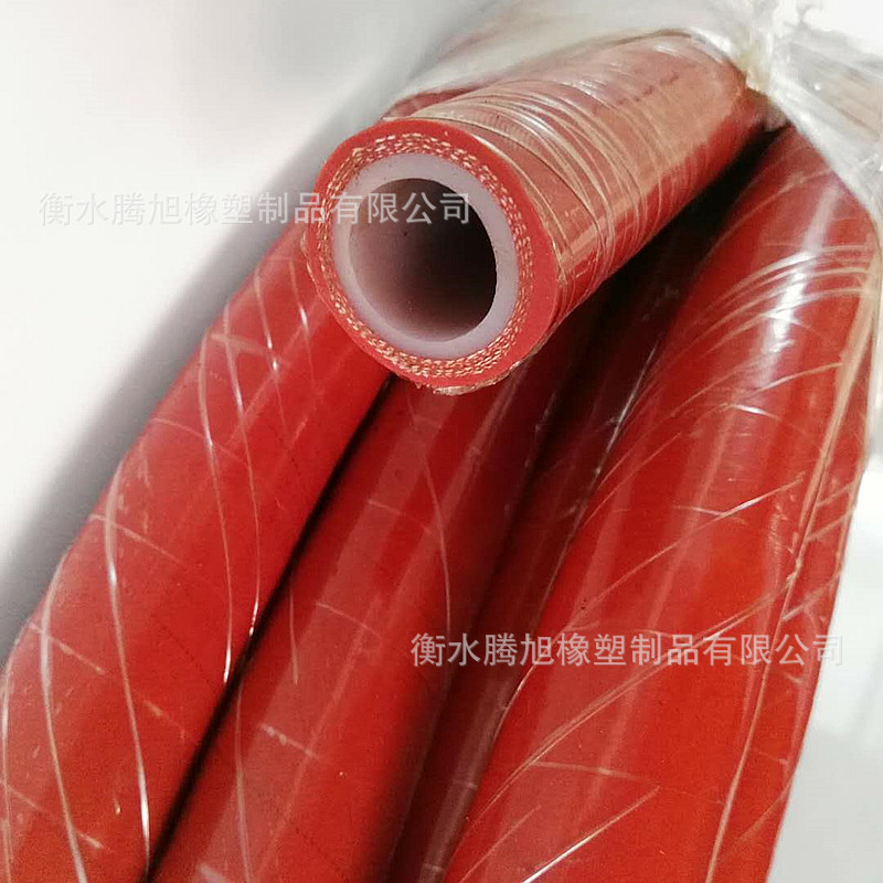 厂家直销耐压夹布硅胶管@耐高温硅胶管@红色耐温硅胶管示例图8