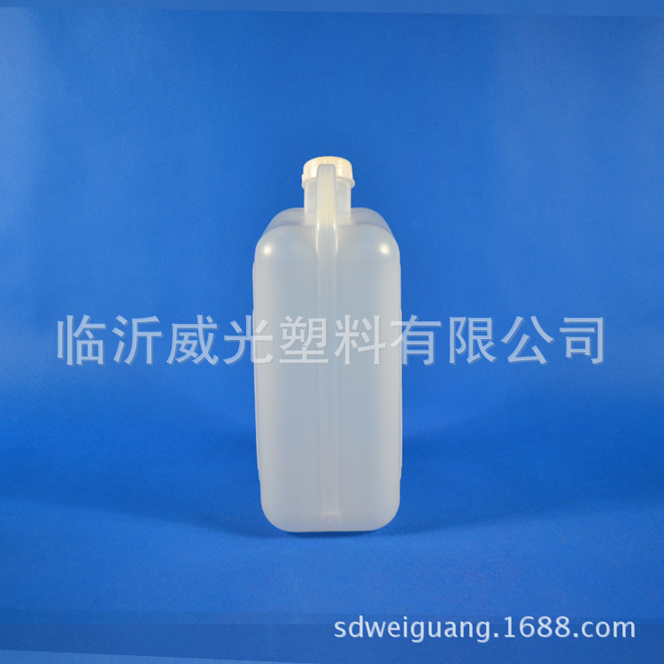 WG5L-5公斤白色提手便携桶 水桶 一次性白酒桶 薄款塑料桶示例图4