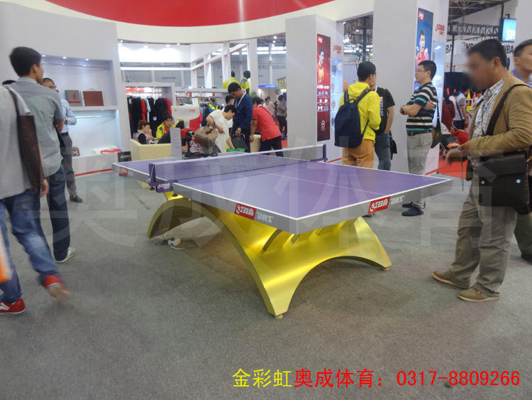 优质乒乓球桌 金彩虹乒乓球桌 奥成体育生产金彩虹乒乓球桌示例图1