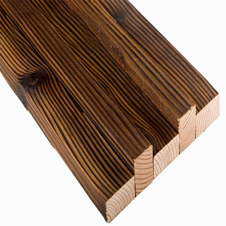 盛唐木业碳化木板材 防腐木碳化木桌椅 碳化木栅栏围栏护栏防腐木篱笆