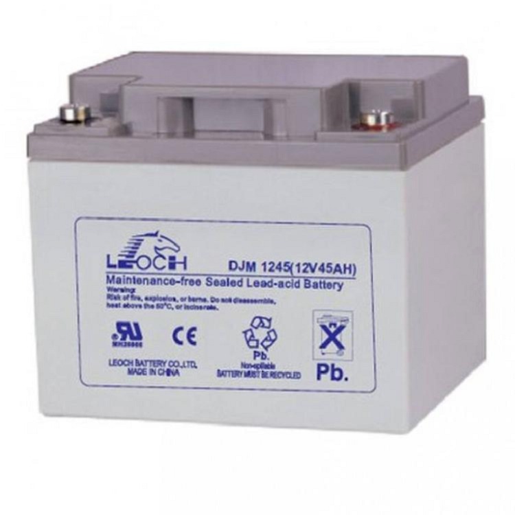 LEOCH蓄电池DJM1245 理士蓄电池12V45AH铅酸蓄电池 江苏理士蓄电池UPS电源专用
