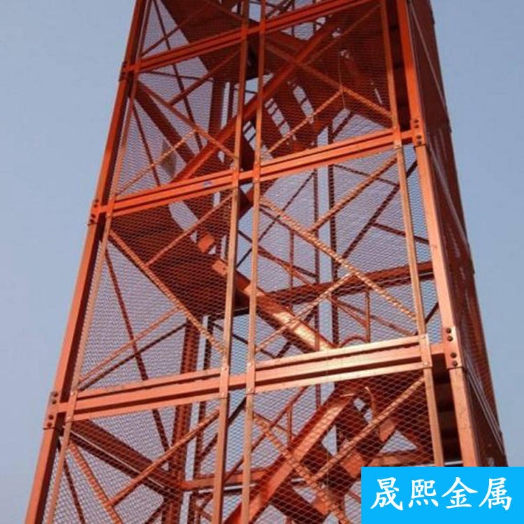 施工防护梯笼 晟熙 可拆装式安全梯笼 框架式安全梯笼