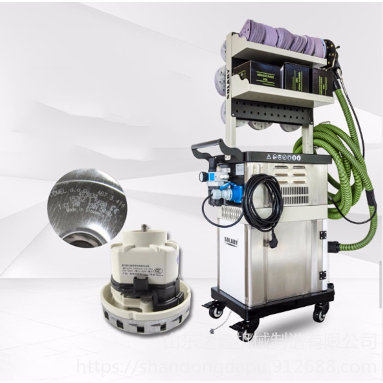 达普 DP-1 气动无尘干磨机 汽车气动吸尘喷漆电动 简易型移动式干磨机图片