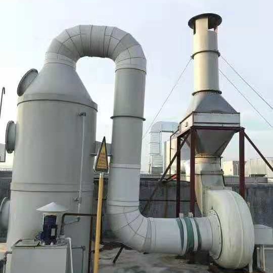 潮州东华泰厂家生产烟气节能器 DHT-12S高温废气降温冷却器 高温烟气冷却器 锅炉余热设备 废气冷却设备 施工案例图片