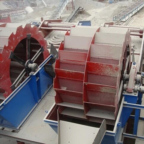 时处理200方轮斗洗砂机设备 恒昌矿山机械机制砂水洗机械 大型轮式洗砂机