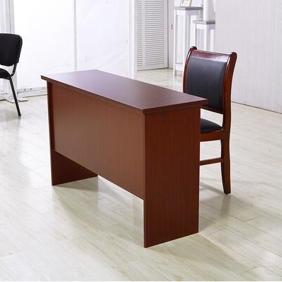 香河办公家具厂家直销香河家具城厂家定做办公家具长条会议桌 实木椅小型培训桌1.2米长方形桌椅组合