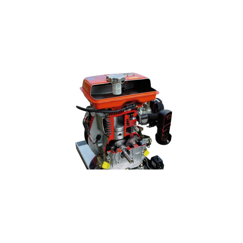 单缸柴油发动机模型实训考核装置  单缸柴油发动机模型实训设备 单缸柴油发动机模型综合实训台图片