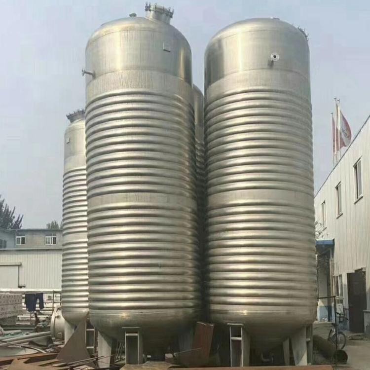 高价收购二手1000升TLJG系列不锈钢固体发酵罐，二手80吨中试生产大型发酵罐市场