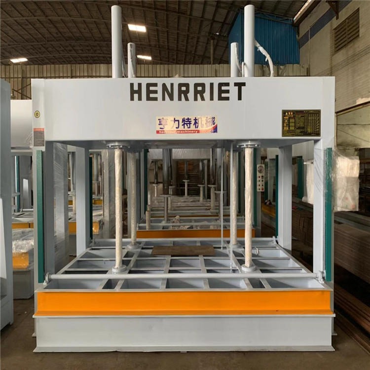 亨力特厂生产不锈钢门专用1.25米x3米4缸冷压机HLT50吨，适合铝门、木门、胶合板压机