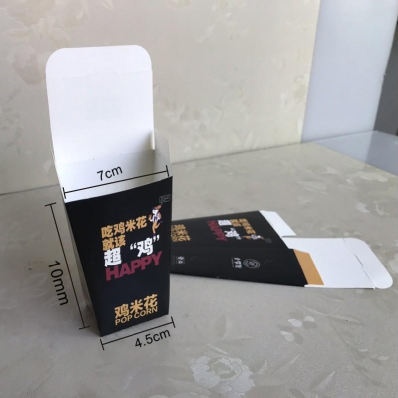 广州深圳鸡米花 薯条 章鱼丸子 汉堡 包装盒 防油食品包装盒加工定制小吃盒