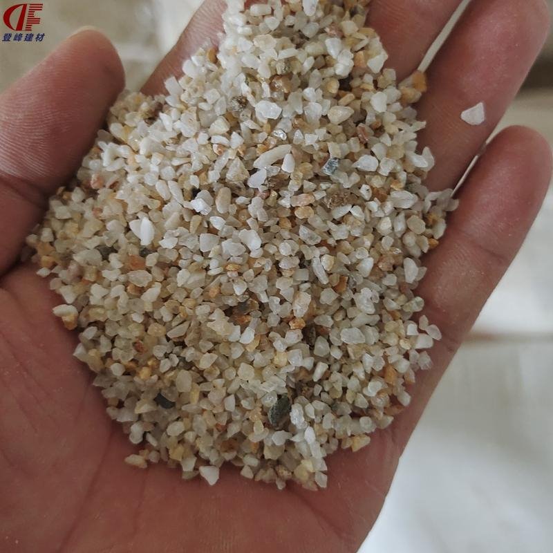 北京厂家供应  人工点缀板材石英砂  滤罐用圆粒砂  填充石英砂  品质可靠
